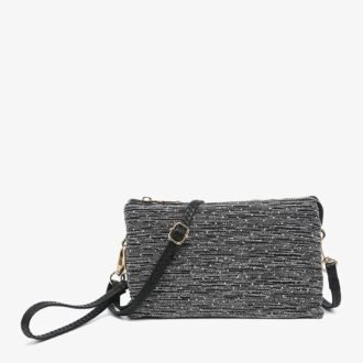 Riley Shimmer Stripe Crossbody
