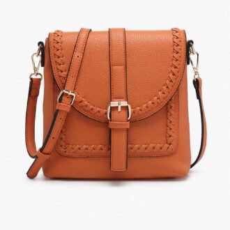 Roberta Vegan Whipstitch Crossbody