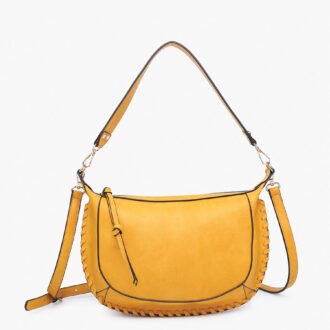 Sierra Vegan Whipstitch Saddle Bag