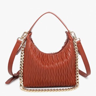 Brenna Vegan Patterned Shoulder Bag