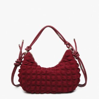 Nelly Quilted Nylon Shoulder Bag